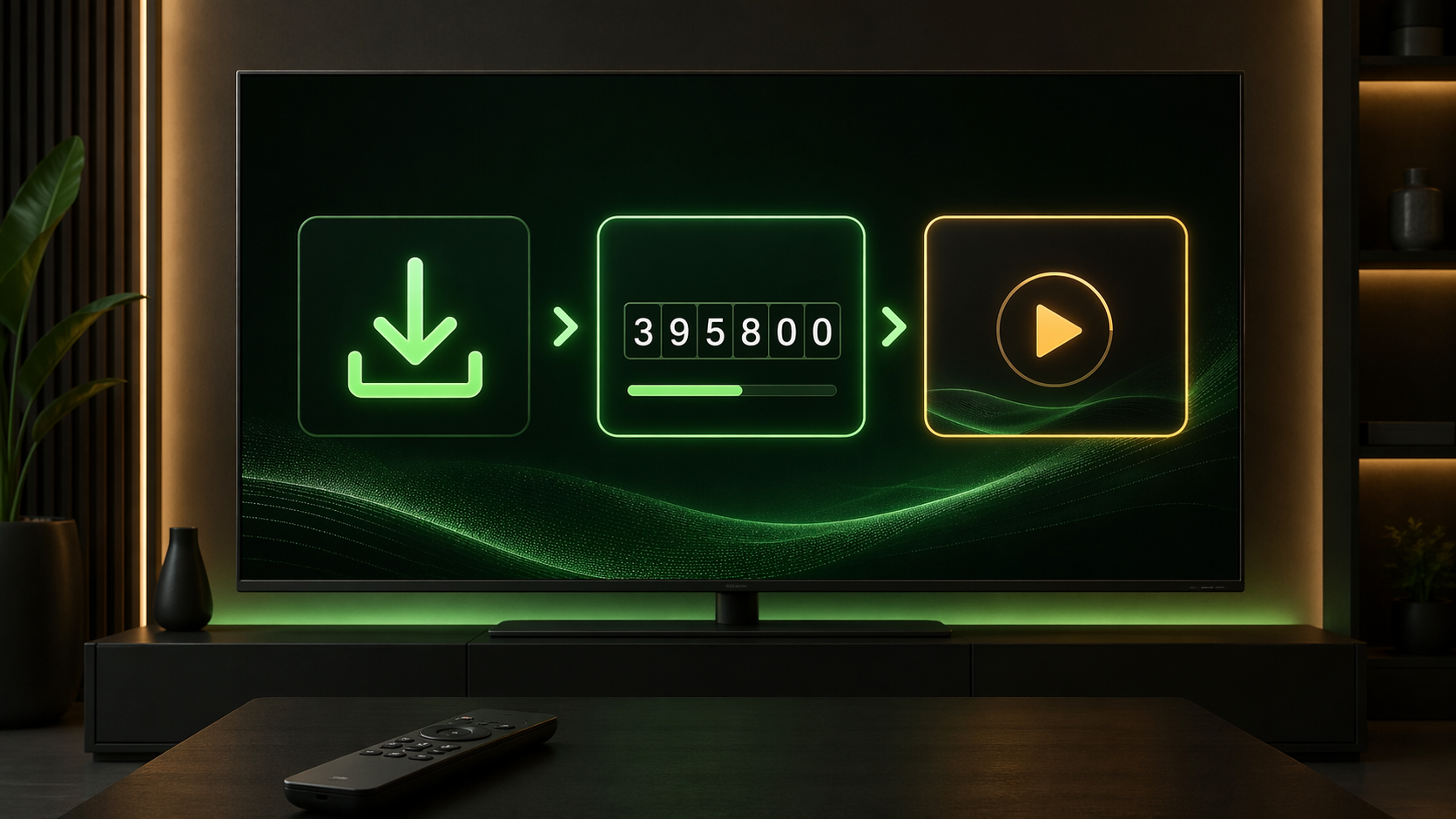 HOT Player installeren op Google Smart TV met Downloader code 395800