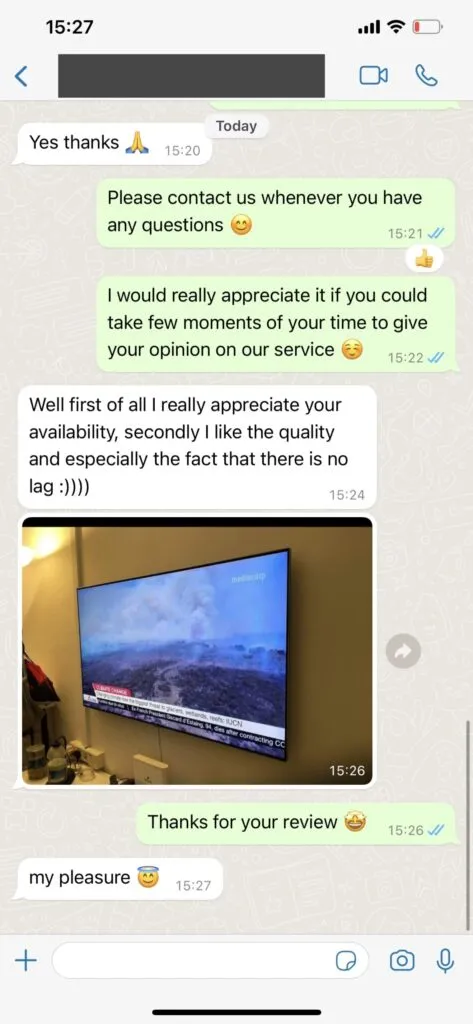 OMNIPTV WhatsApp Review